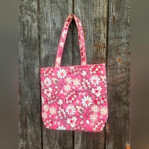 Vera Bradley Floral Pink Tote Bag